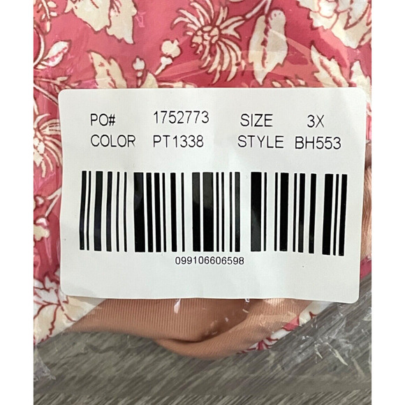 J.Crew NWT Pink Floral Tossed Floral Curved-Waist Cheeky Bikini Bottom Size 3X - Picture 4 of 16